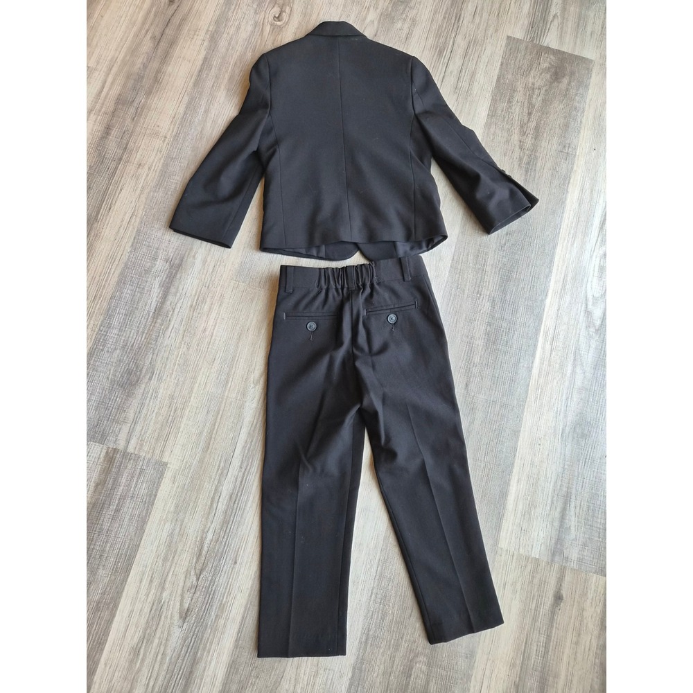 Calvin Klein Kids Boys Black 2 Piece Suit Set Blazer and Pants Size 4 Formal - Picture 12 of 12